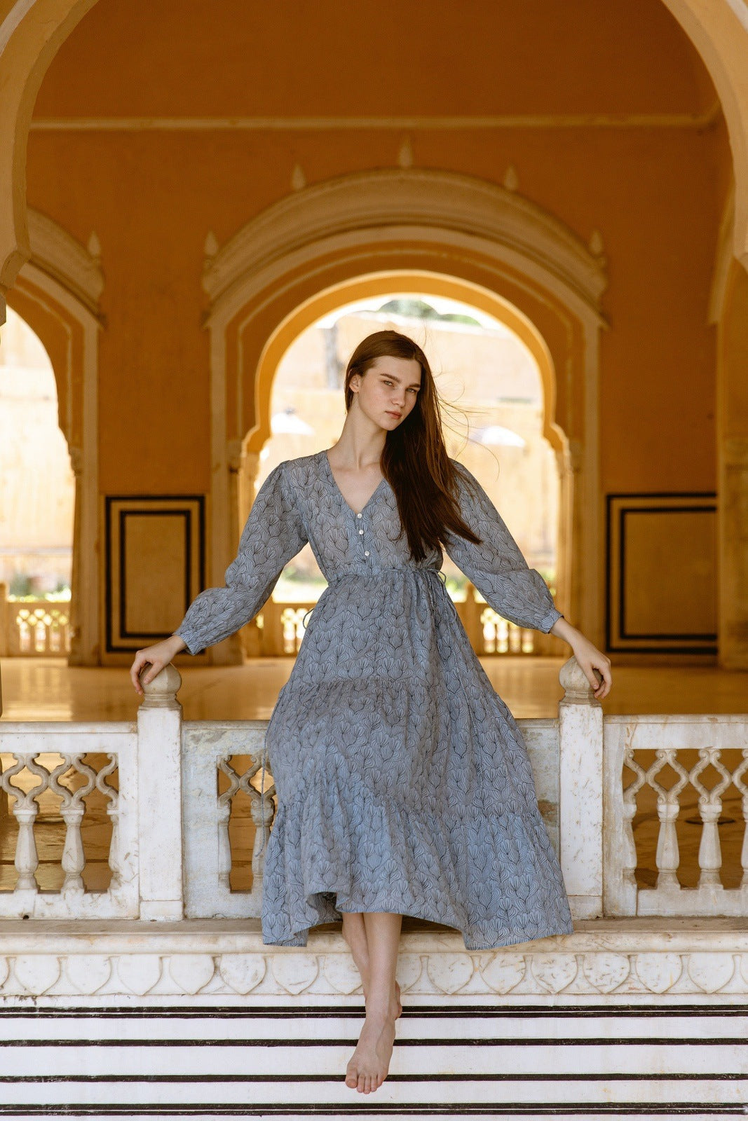 Hand-Printed Ashbury Dress - elizabeth + Bern
