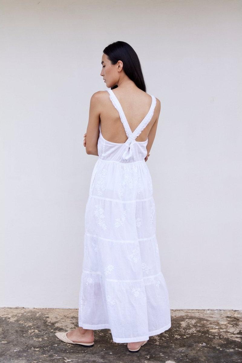 Hand-Embroidered Kos Dress - elizabeth + Bern