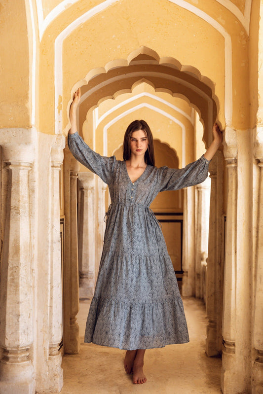 Hand-Printed Ashbury Dress - elizabeth + Bern