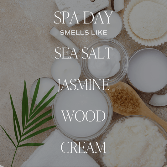 Spa Day Soy Candle - Tinted Glass Jar - 12 oz - elizabeth + Bern