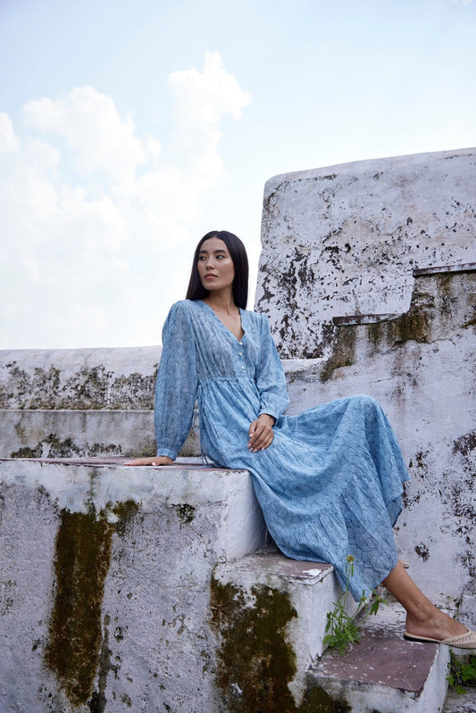 Hand-Printed Ashbury Dress - elizabeth + Bern
