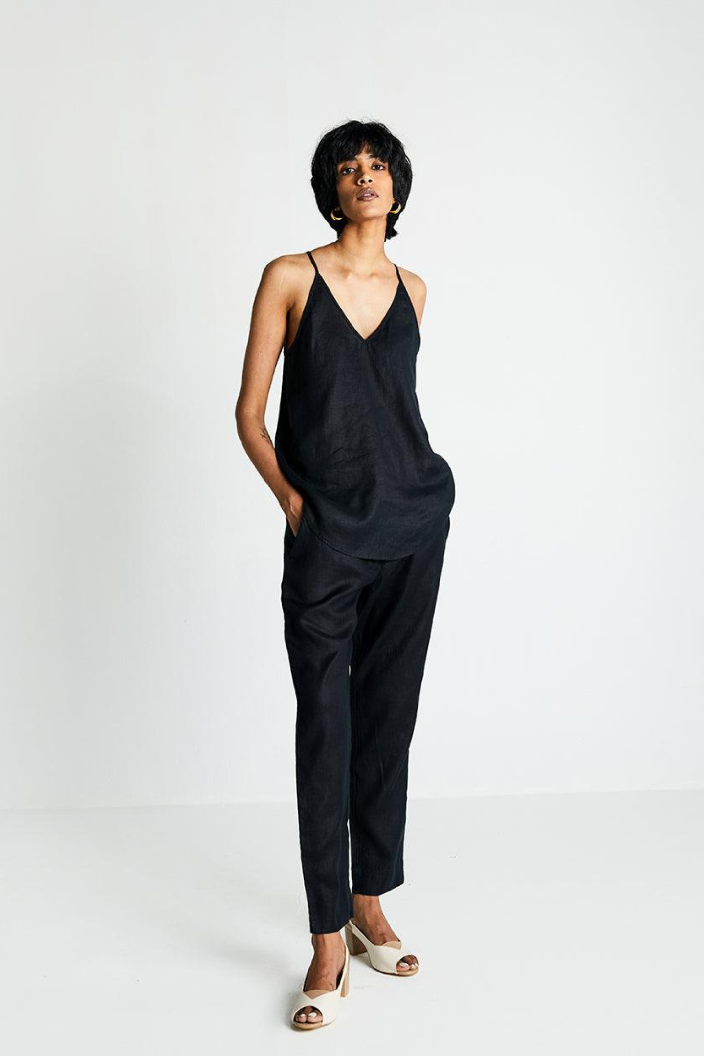 Endless Sunday Top in Black - elizabeth + Bern