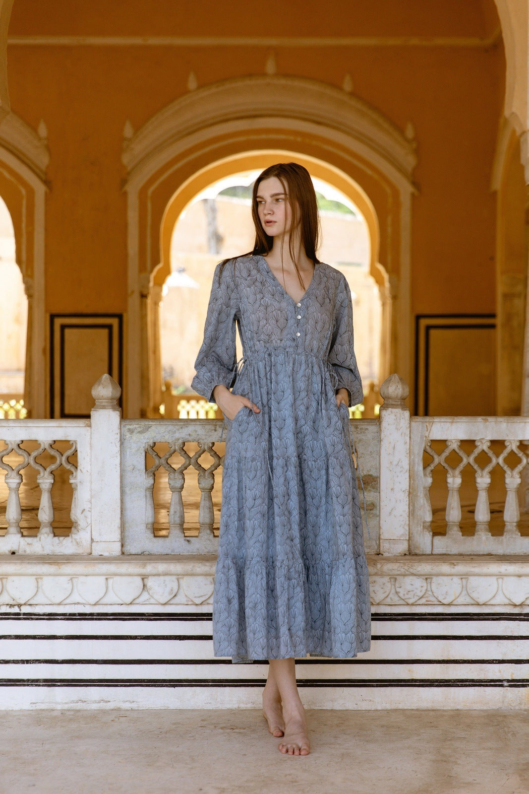 Hand-Printed Ashbury Dress - elizabeth + Bern