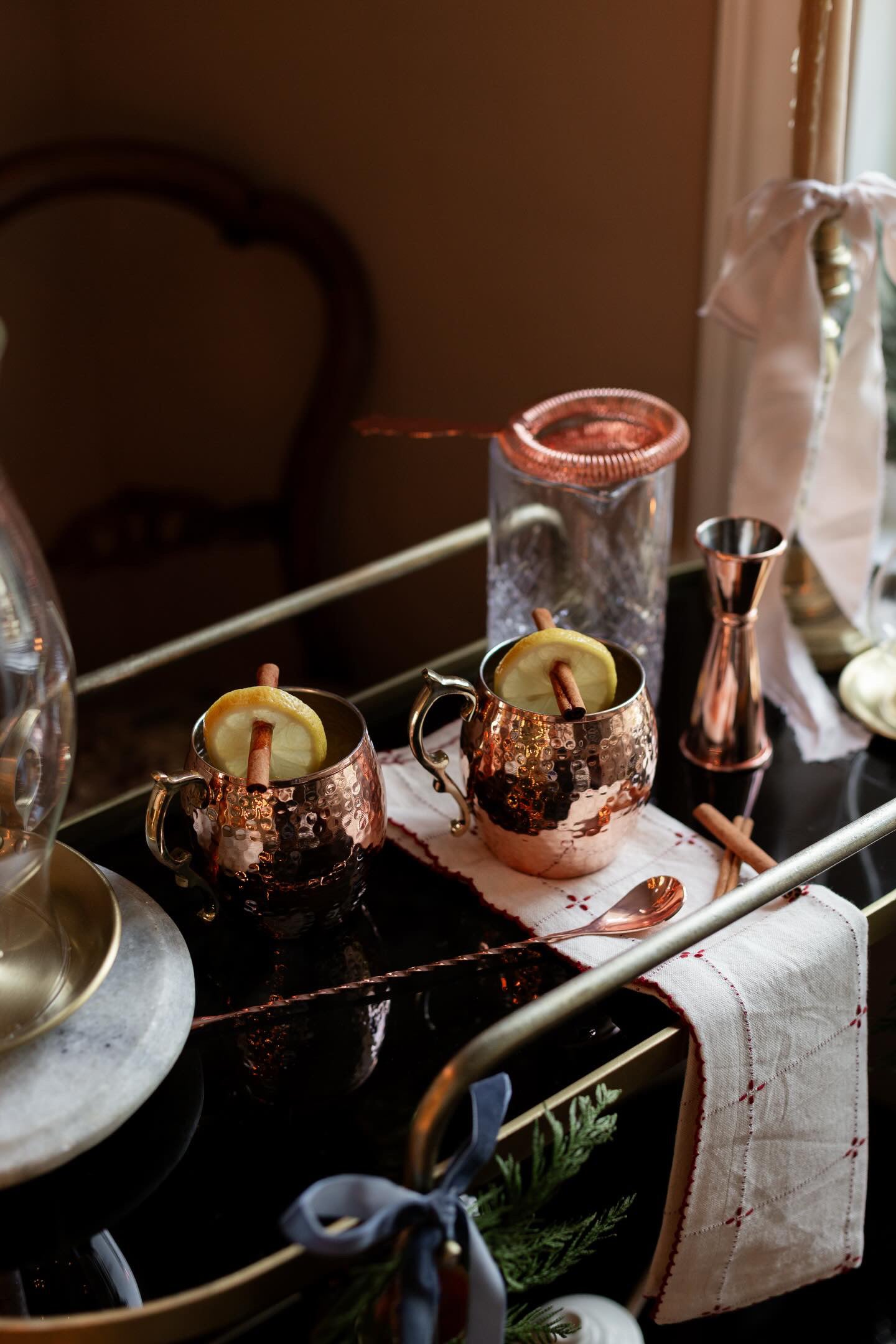 CMK Vintage Inspired Glass Barware Set - elizabeth + Bern