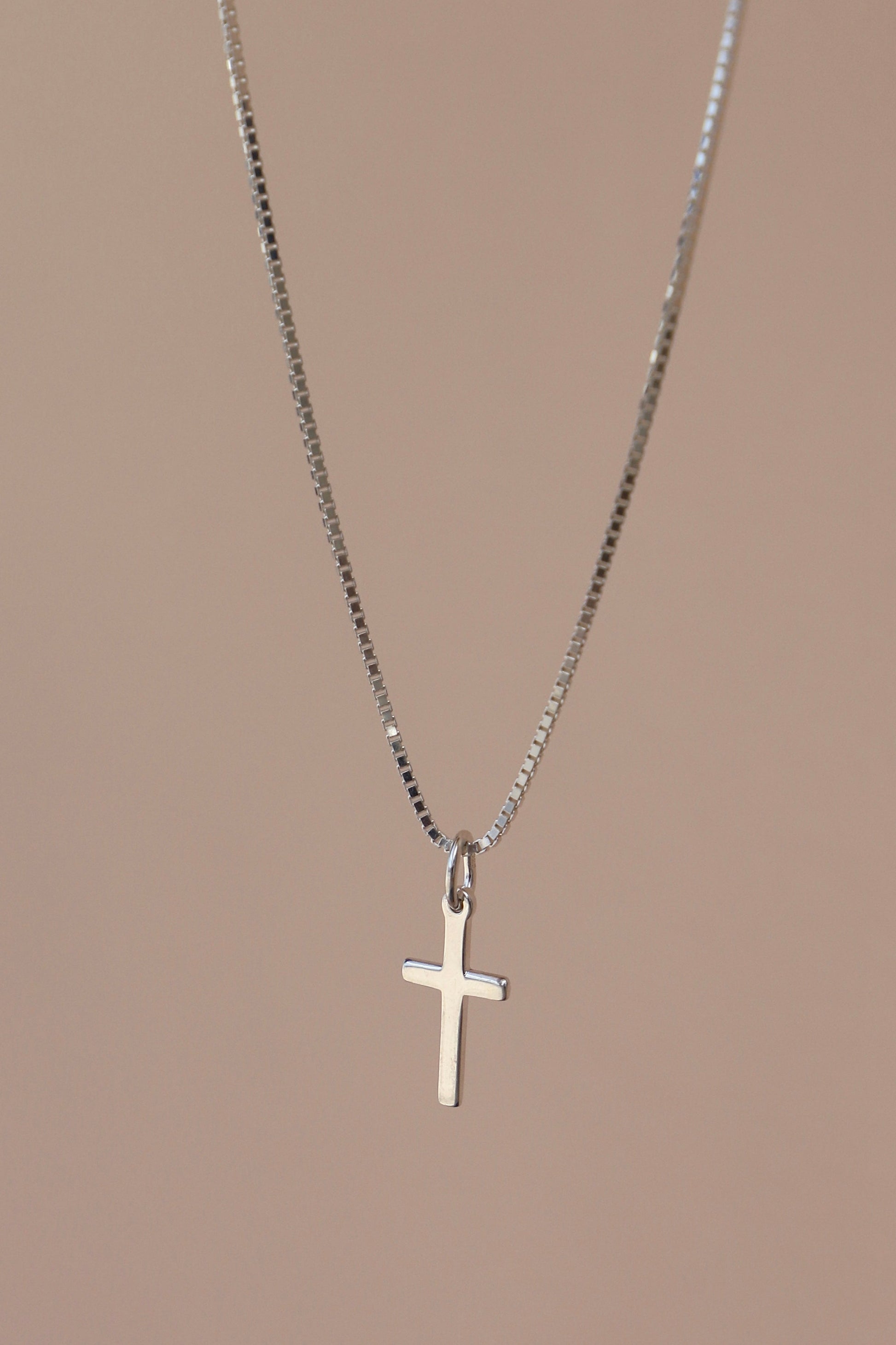 SILVER CROSS CHARM - elizabeth + Bern