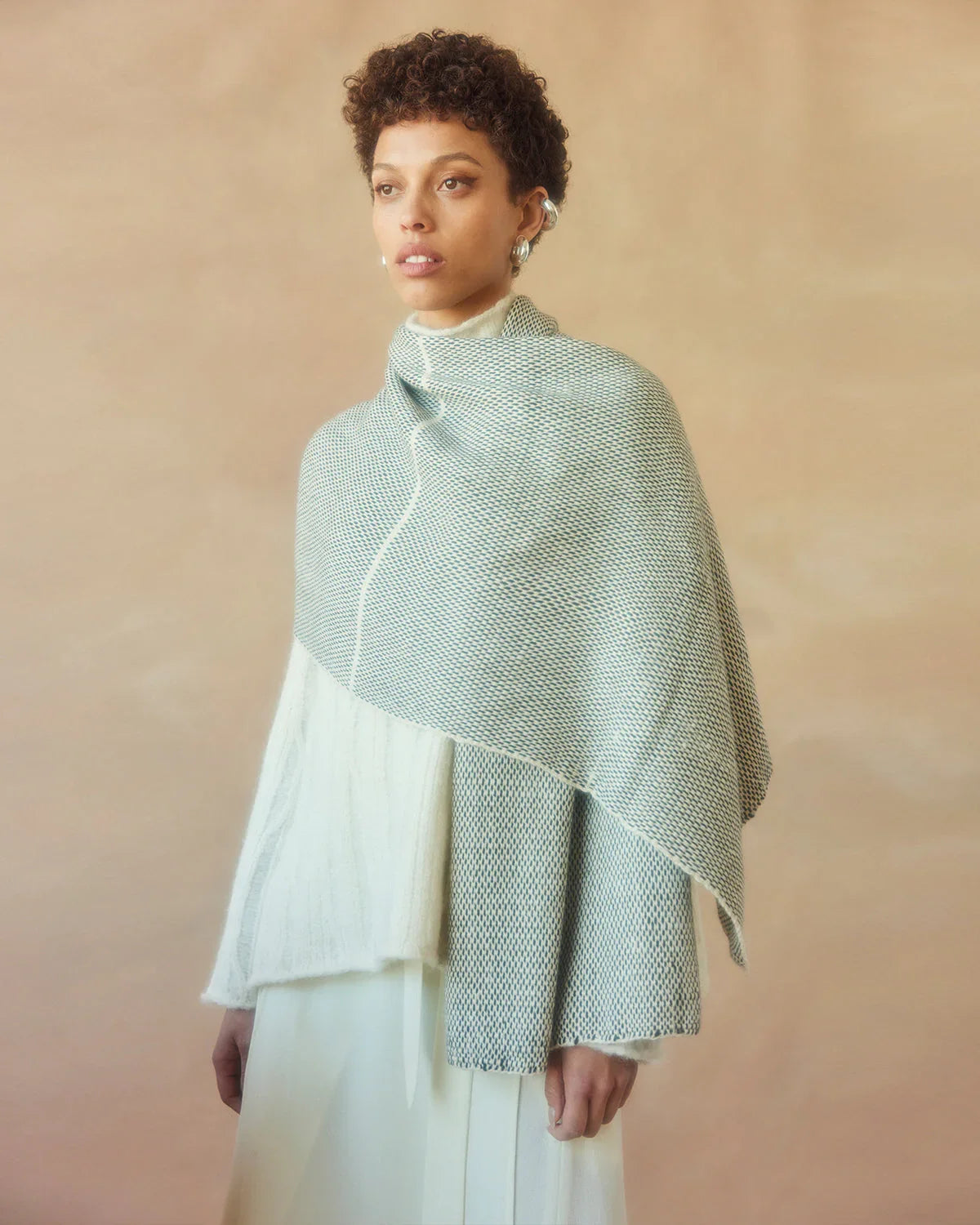 Lineas Shawl in Baby Alpaca - elizabeth + Bern