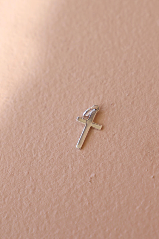 SILVER CROSS CHARM - elizabeth + Bern