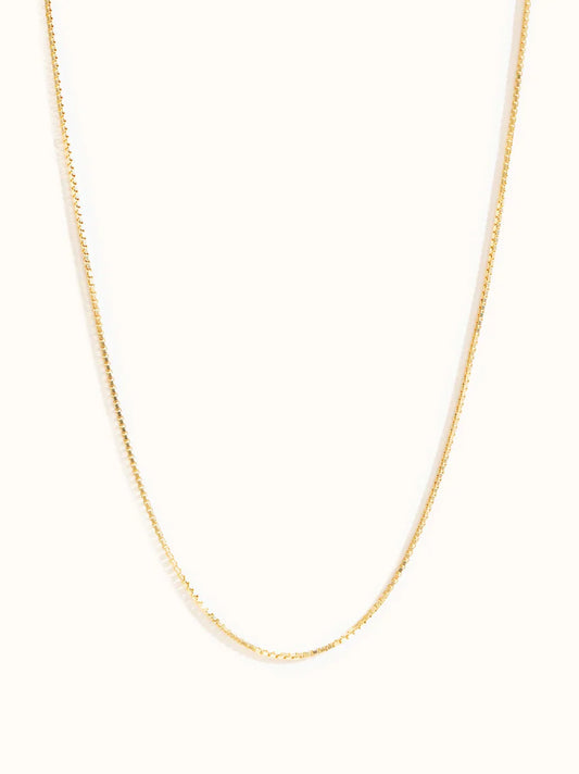 GOLD FILLED BOX CHAIN - elizabeth + Bern