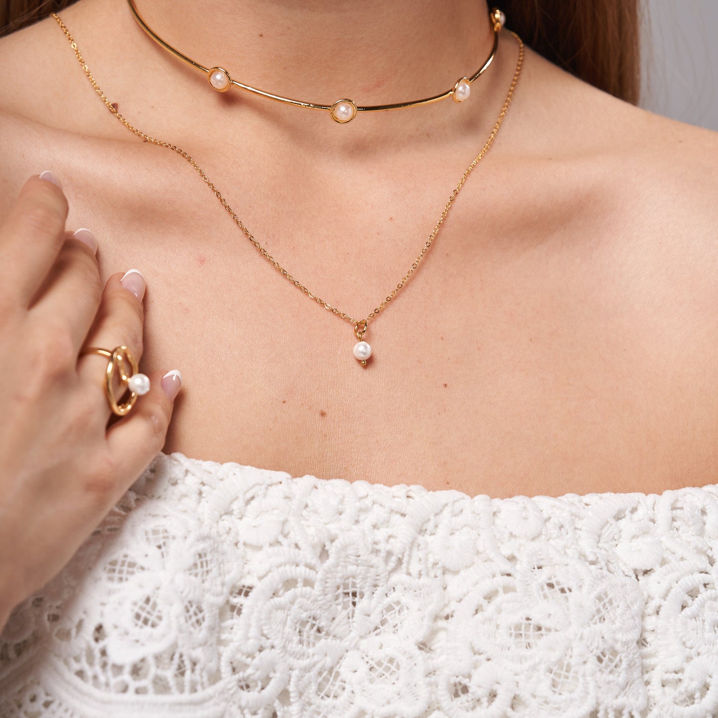 One Pearl Ring
