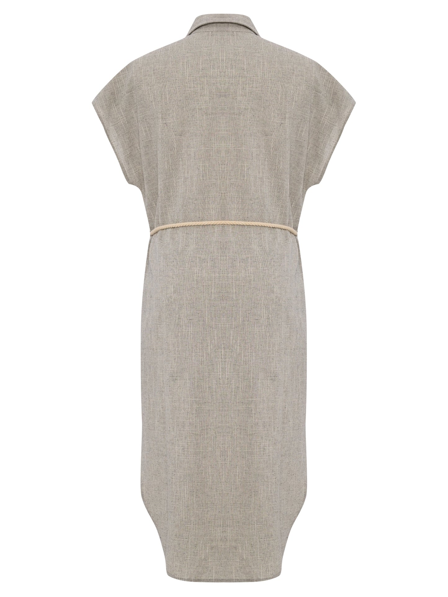 Zaya Shirt Dress - Gray - elizabeth + Bern