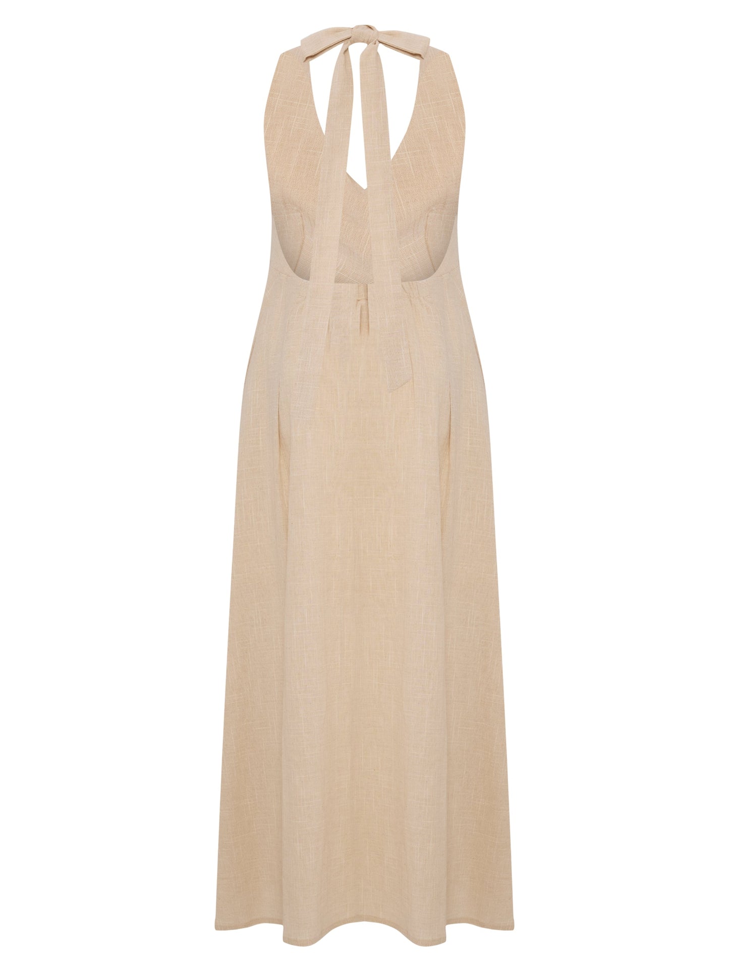 Sahara Sun Maxi Dress - Natural | The Handloom