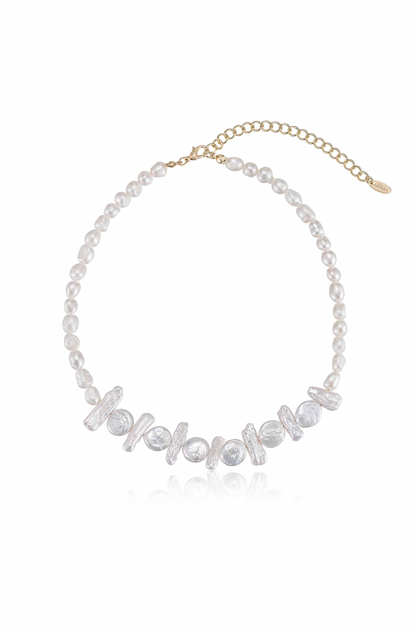 Coastal Views Freshwater Pearl Necklace - elizabeth + Bern