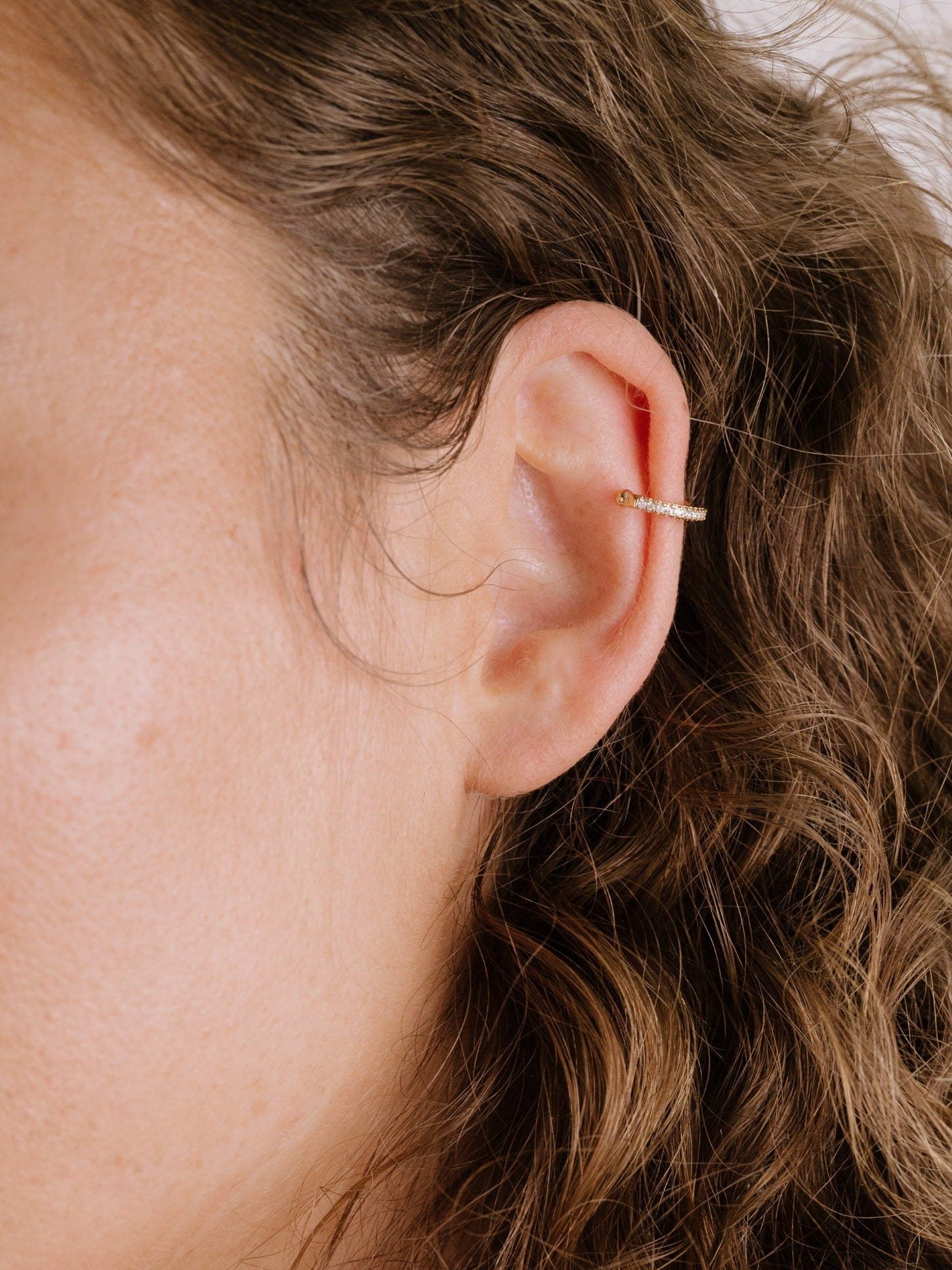 Mini Sparkler Crystal Ear Cuff - elizabeth + Bern