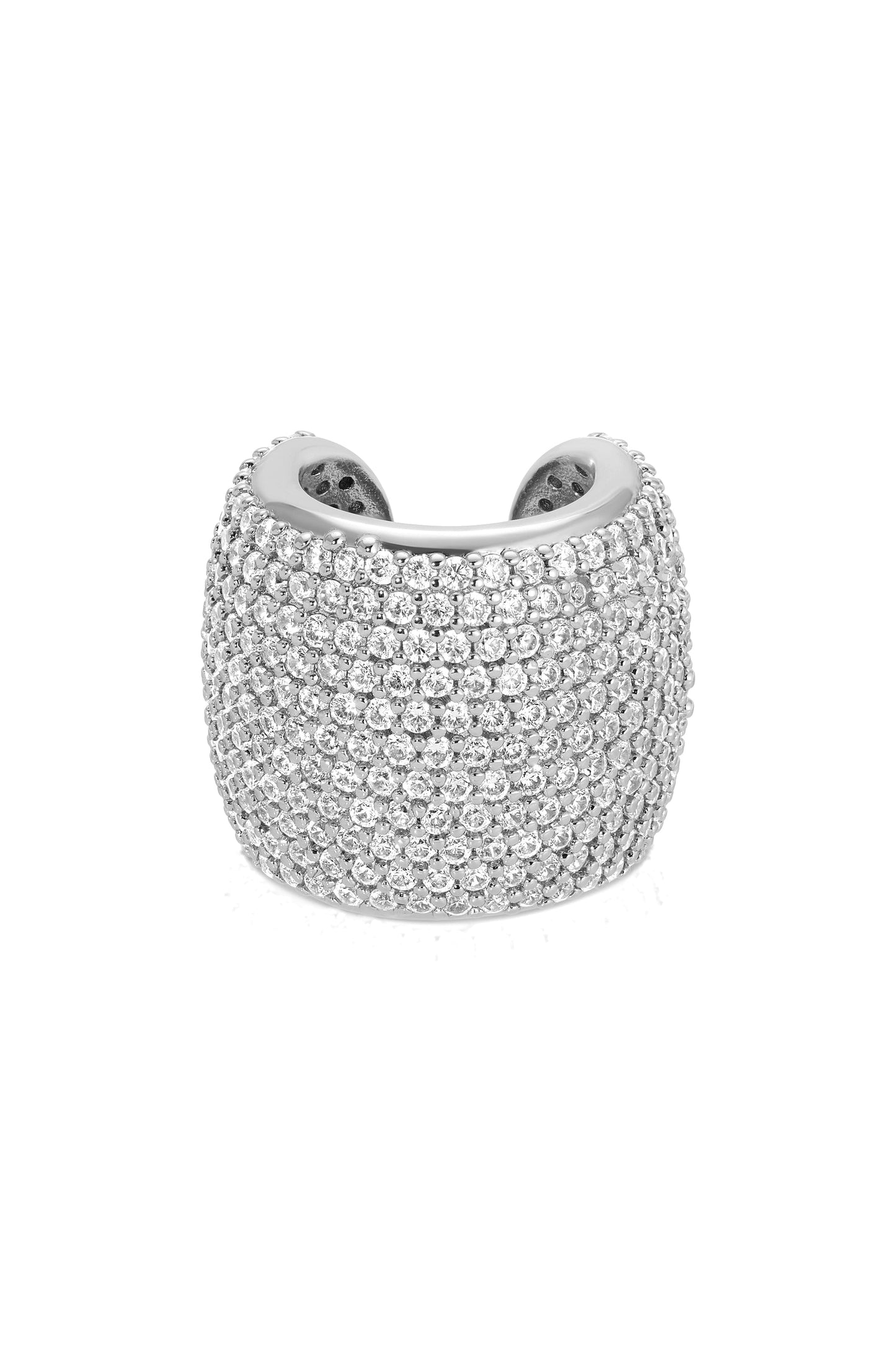 Crystal Statement Chunky Ear Cuff - elizabeth + Bern