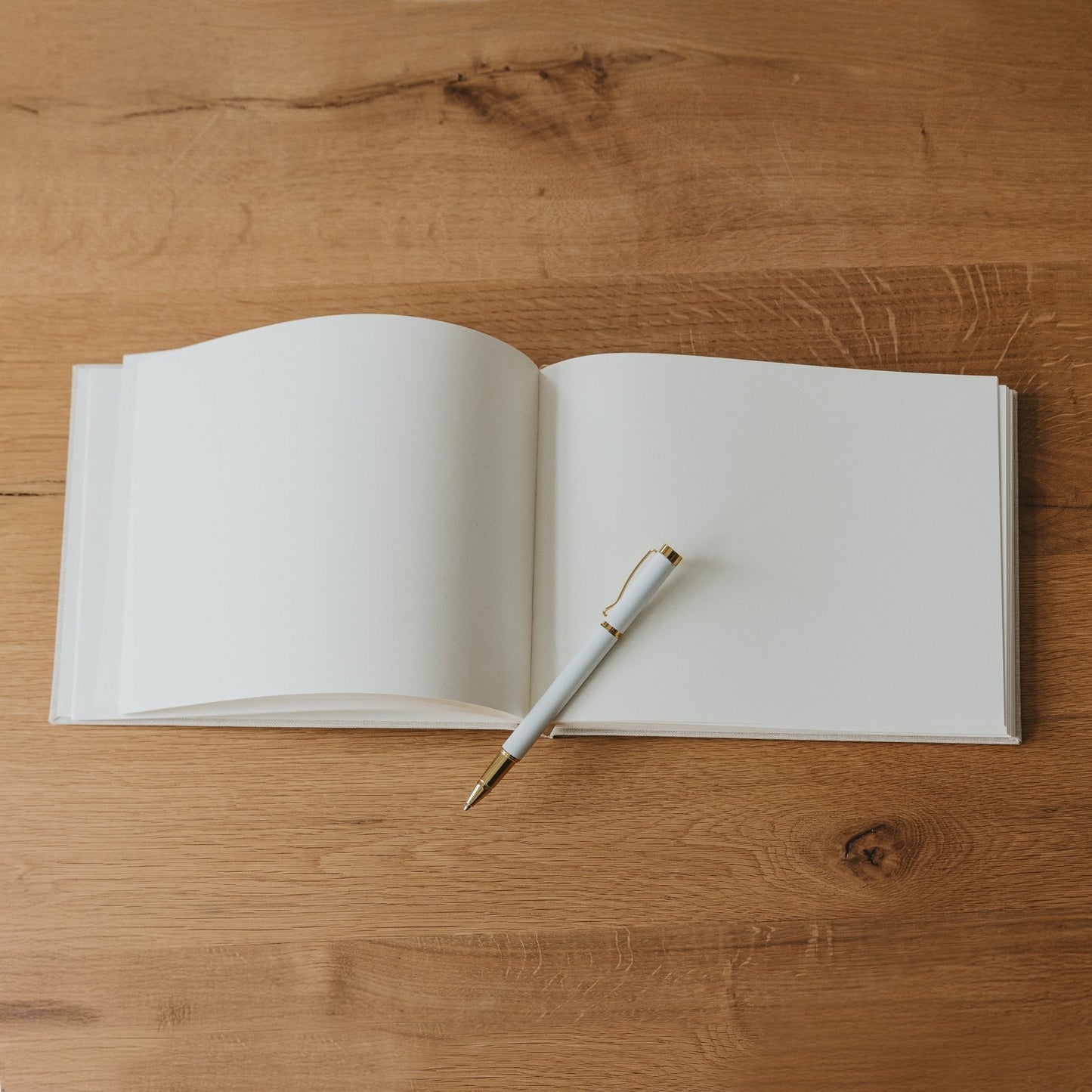 Tan Wedding Guestbook - elizabeth + Bern