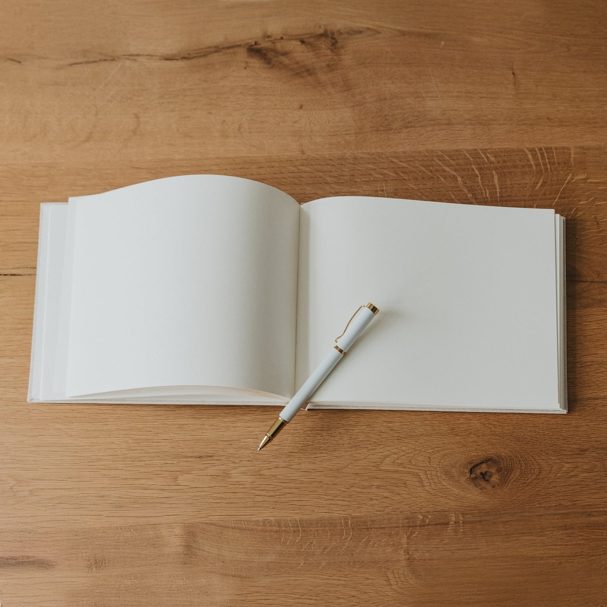 Tan Wedding Guestbook - elizabeth + Bern
