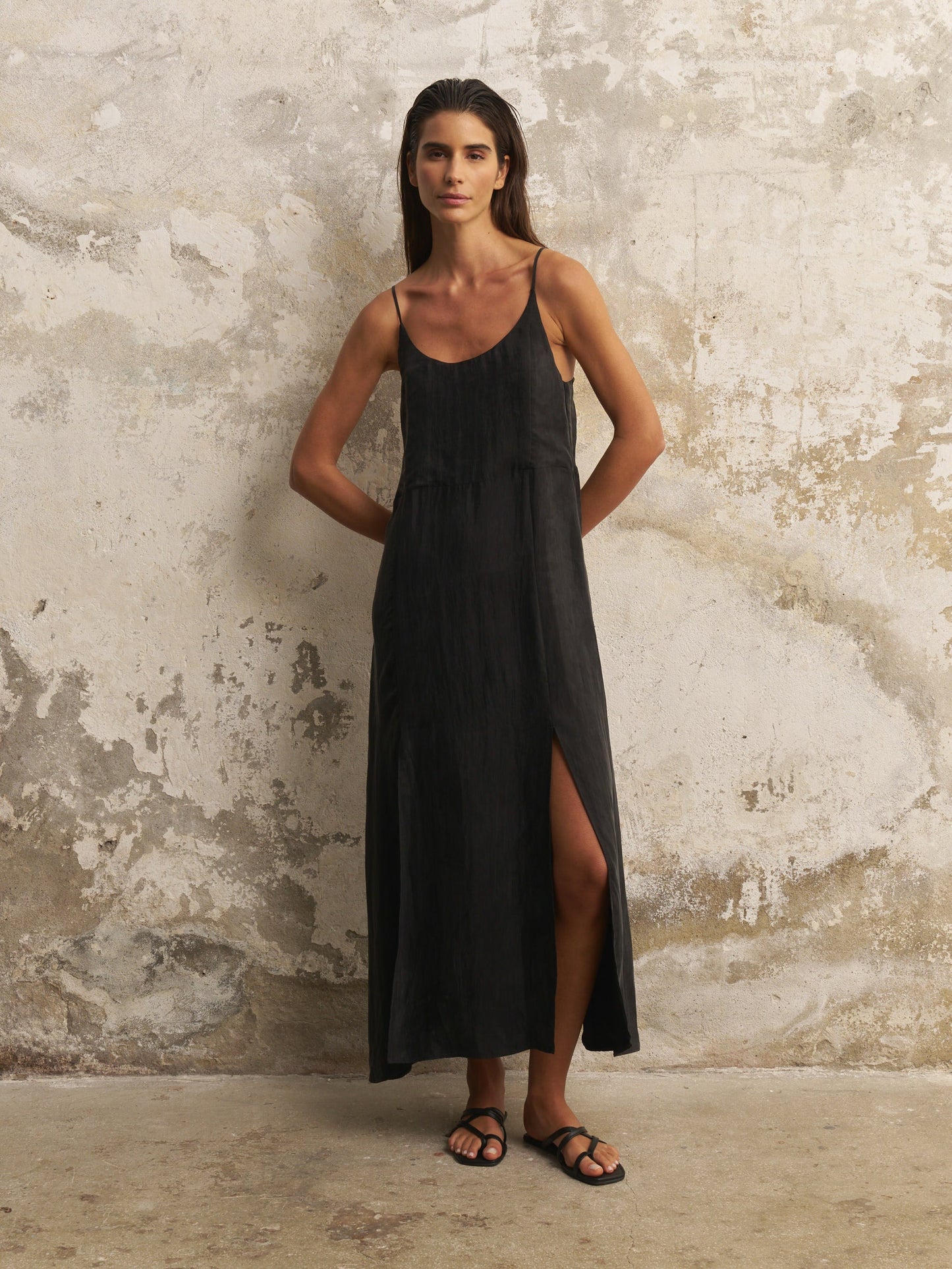 Lucid Midnight Maxi Dress - Black - elizabeth + Bern