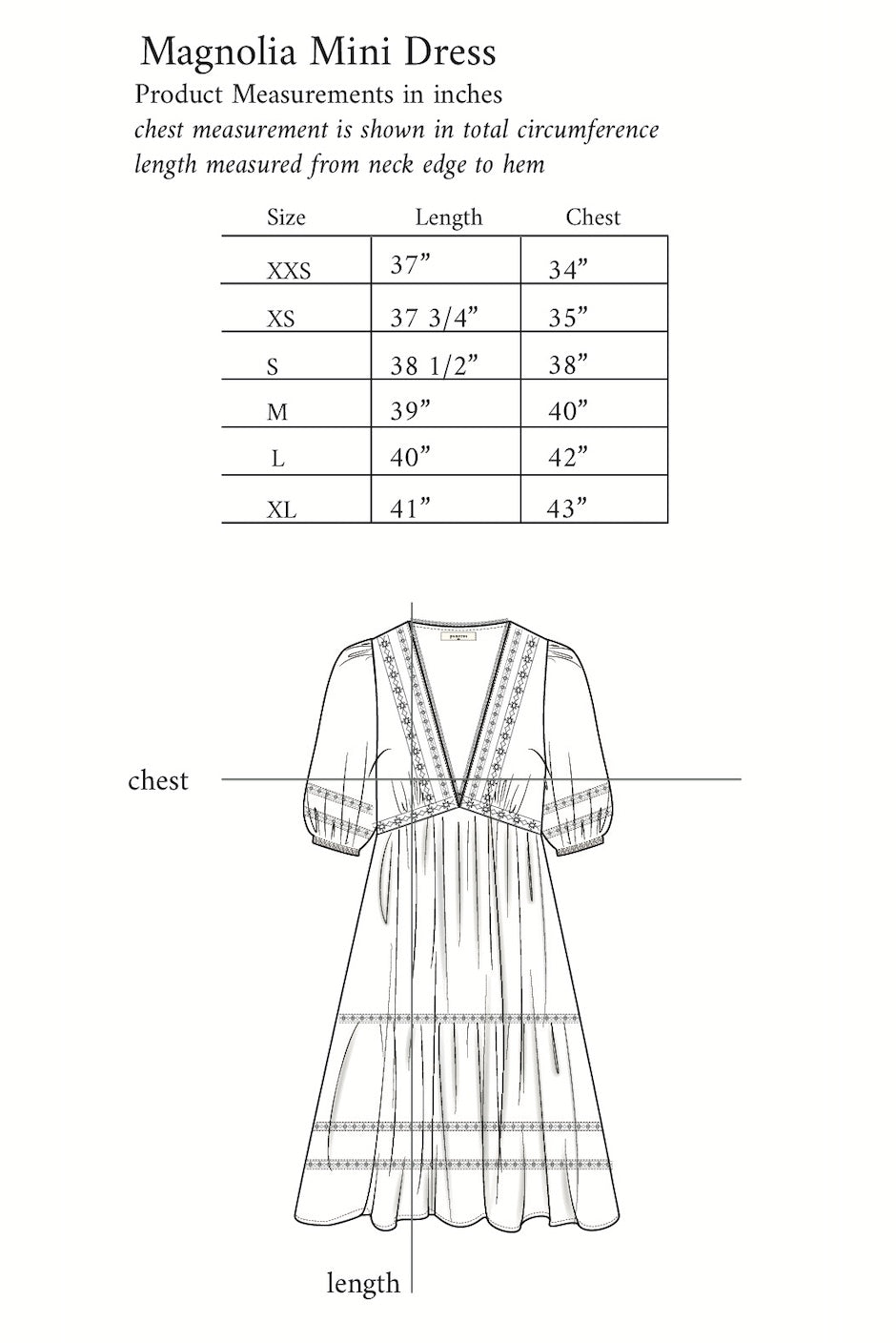 Magnolia Mini Dress - elizabeth + Bern