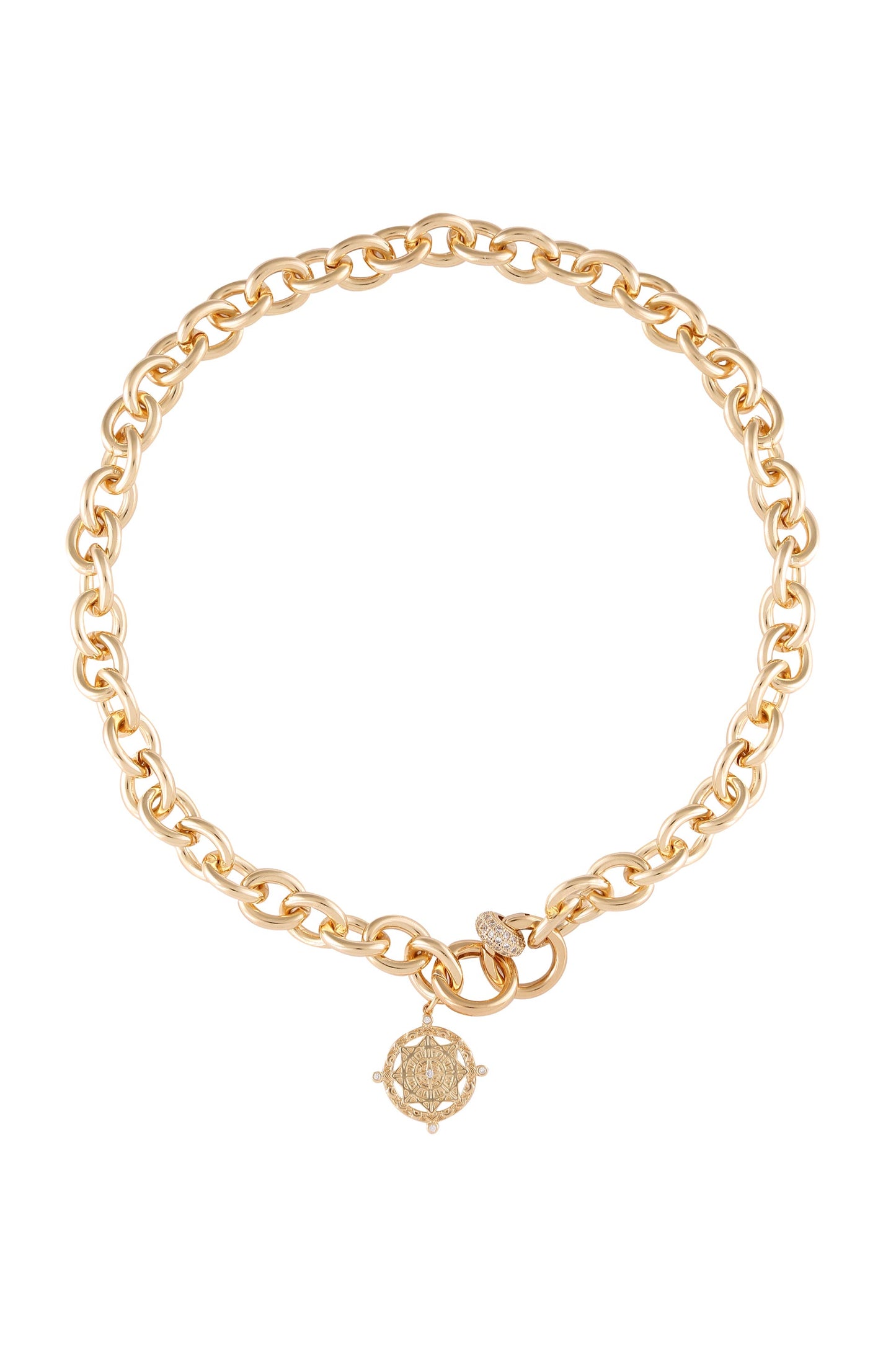 Cruisin' Chain Link & Charm Necklace - elizabeth + Bern