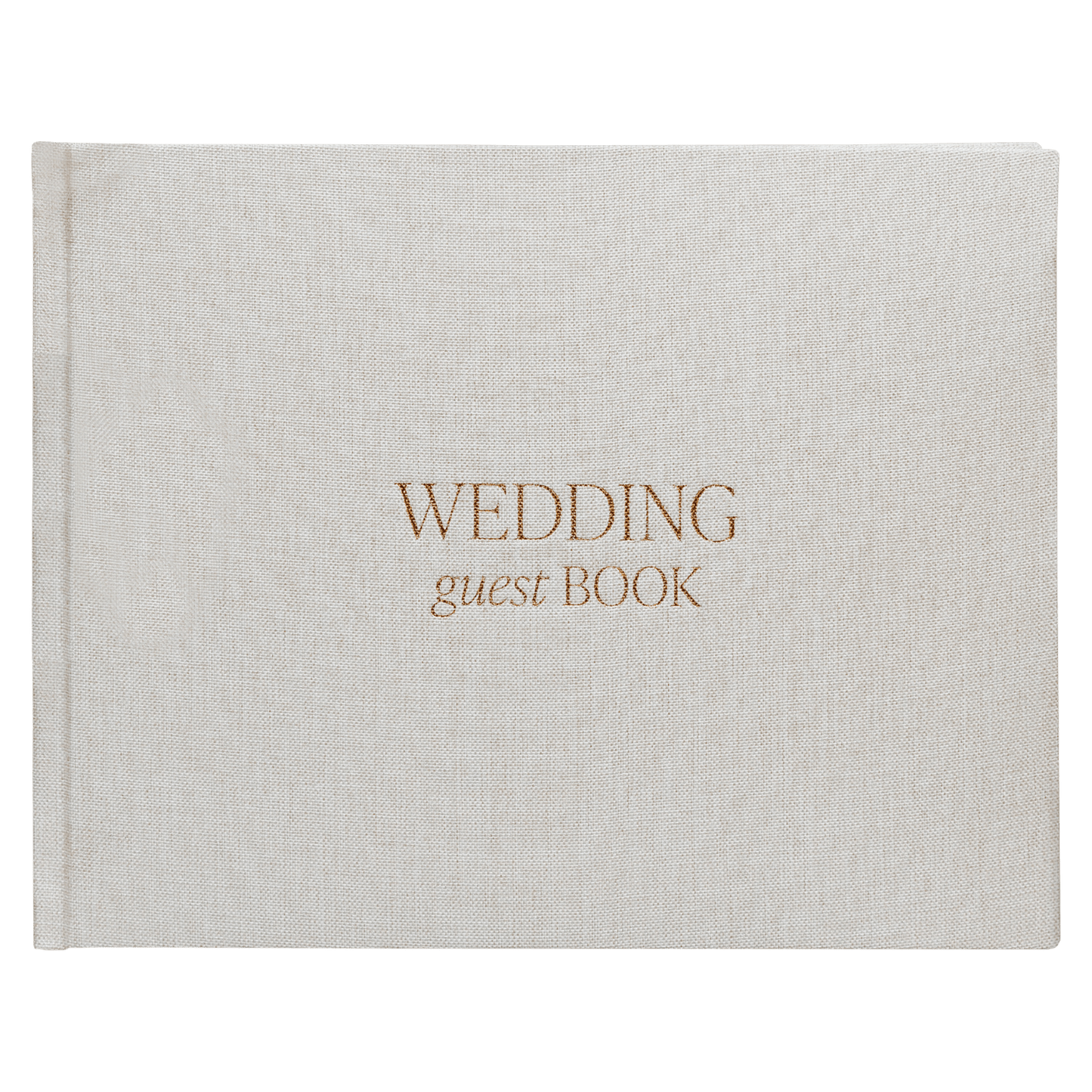 Tan Wedding Guestbook - elizabeth + Bern