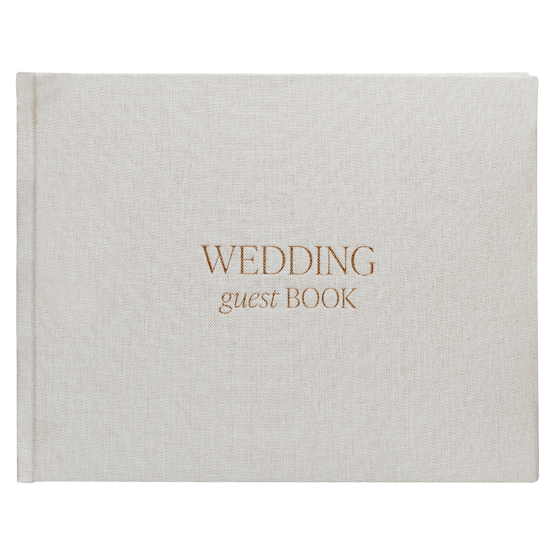 Tan Wedding Guestbook - elizabeth + Bern