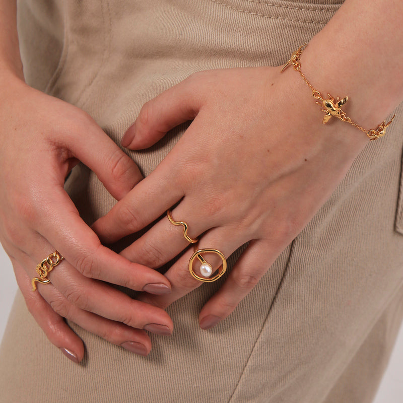 One Pearl Ring