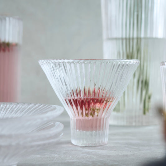 Clear Martini Glasses - Set of 4 - elizabeth + Bern