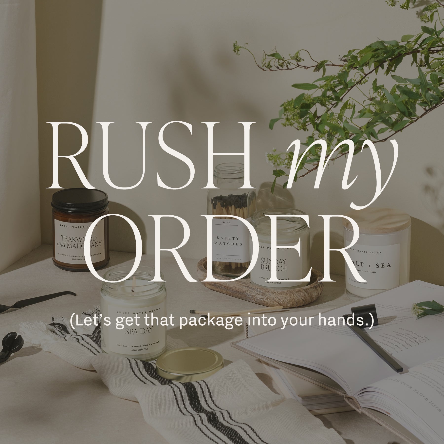 Rush My Order - elizabeth + Bern