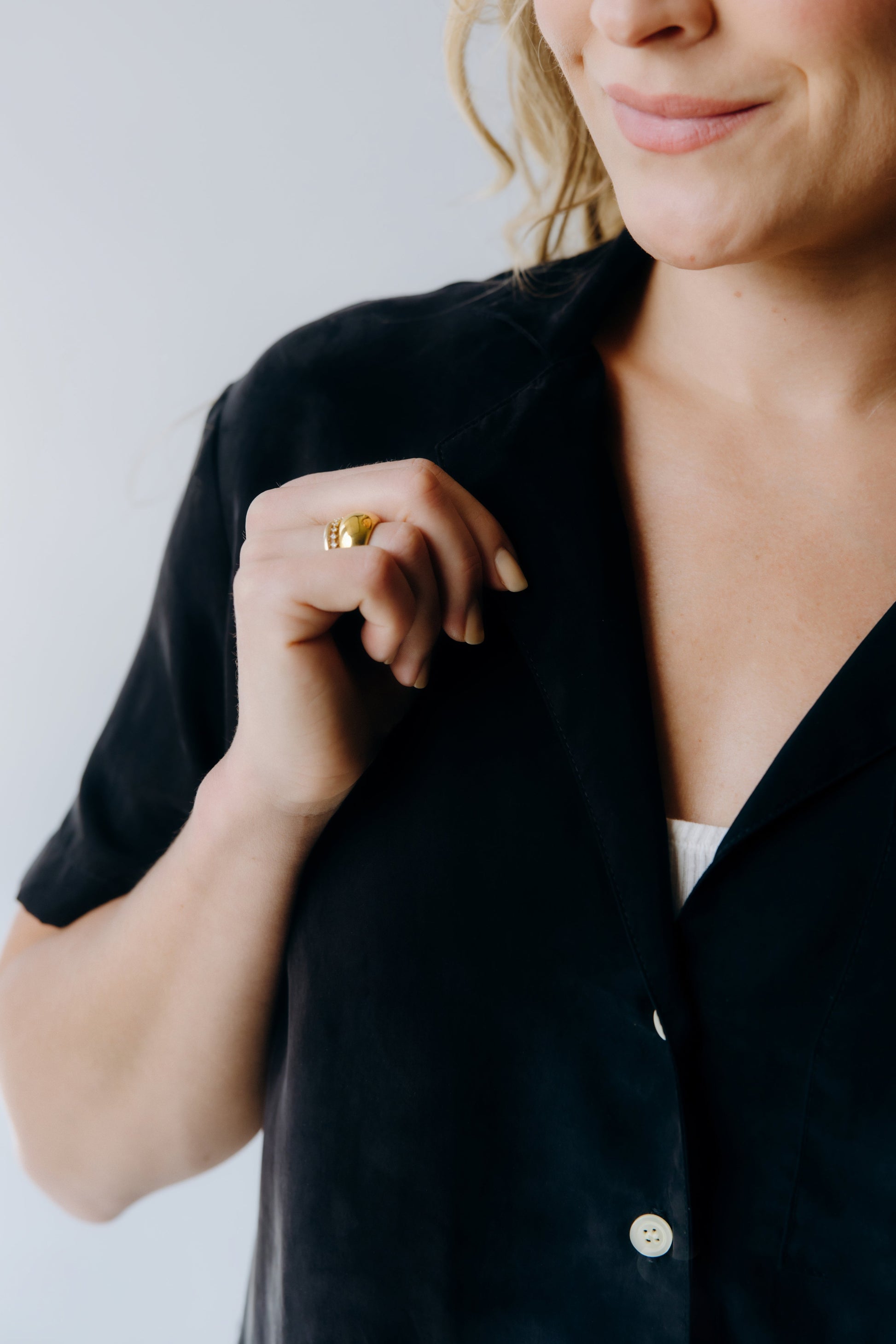Washable Silk Button Down Shirt - elizabeth + Bern