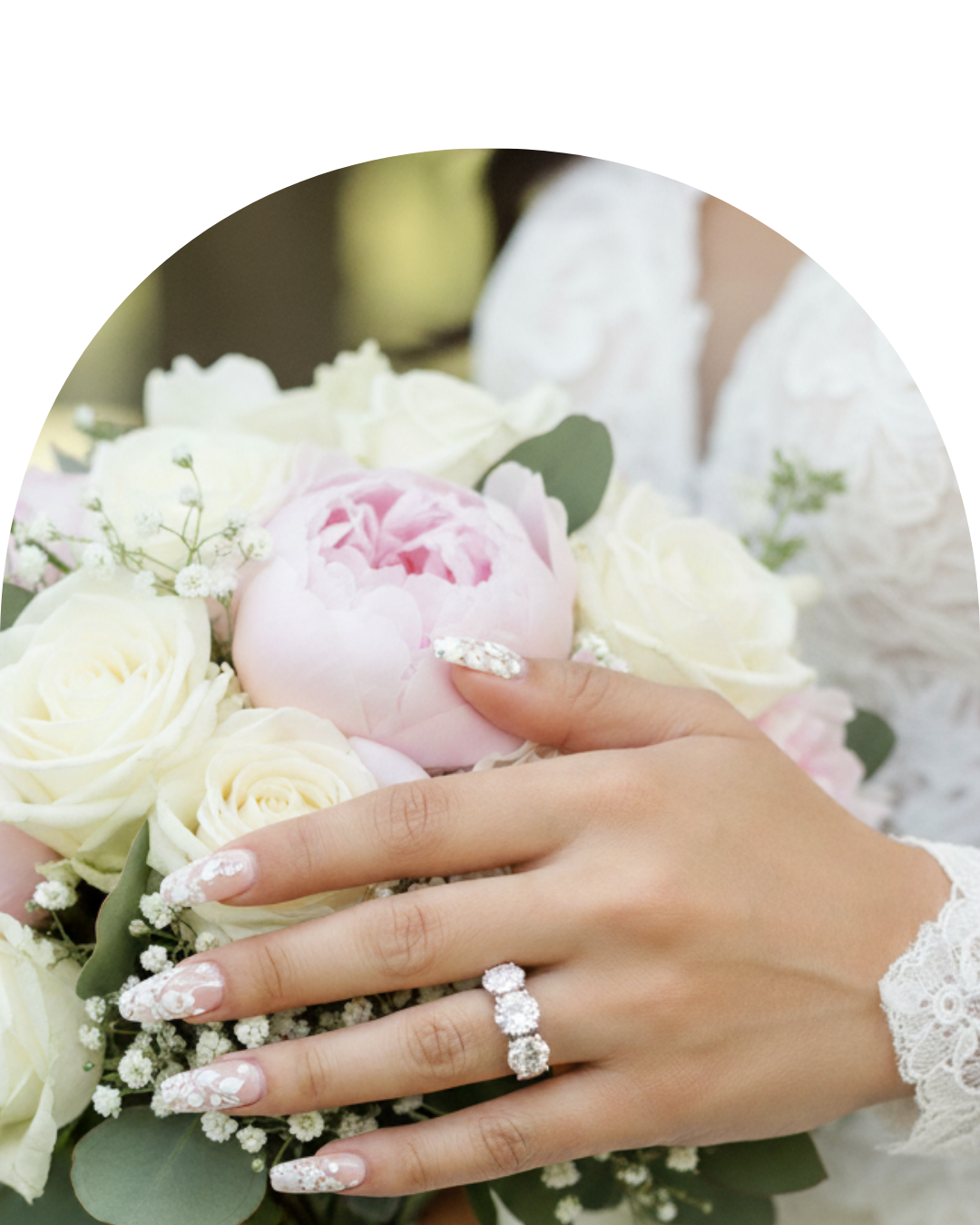 6.0ctw Three Stone Round Cut Moissanite Engagement Ring