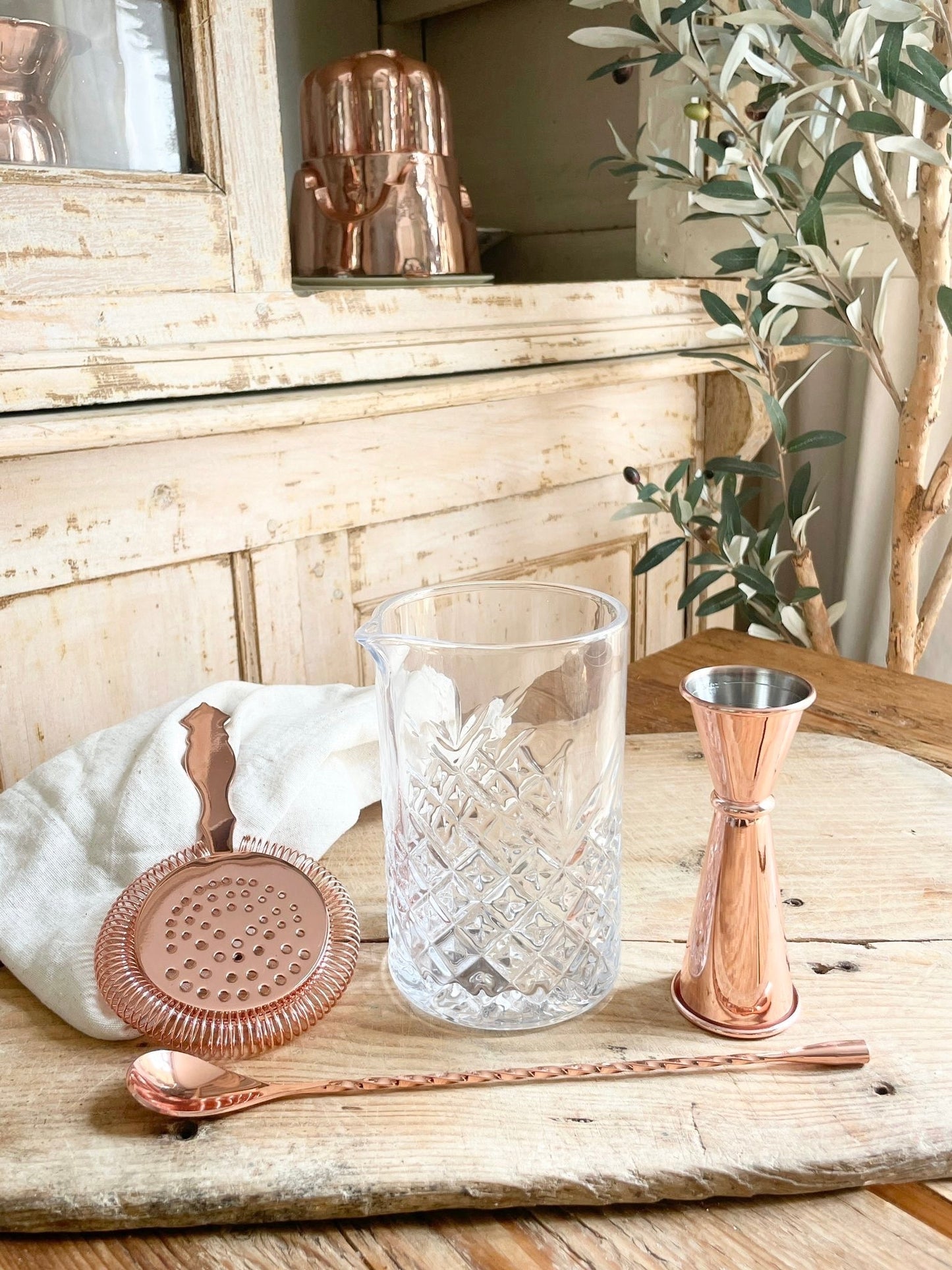 CMK Vintage Inspired Glass Barware Set - elizabeth + Bern