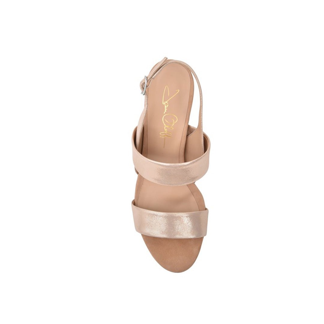 Fortune Fawn Shimmer Suede Sandal - elizabeth + Bern