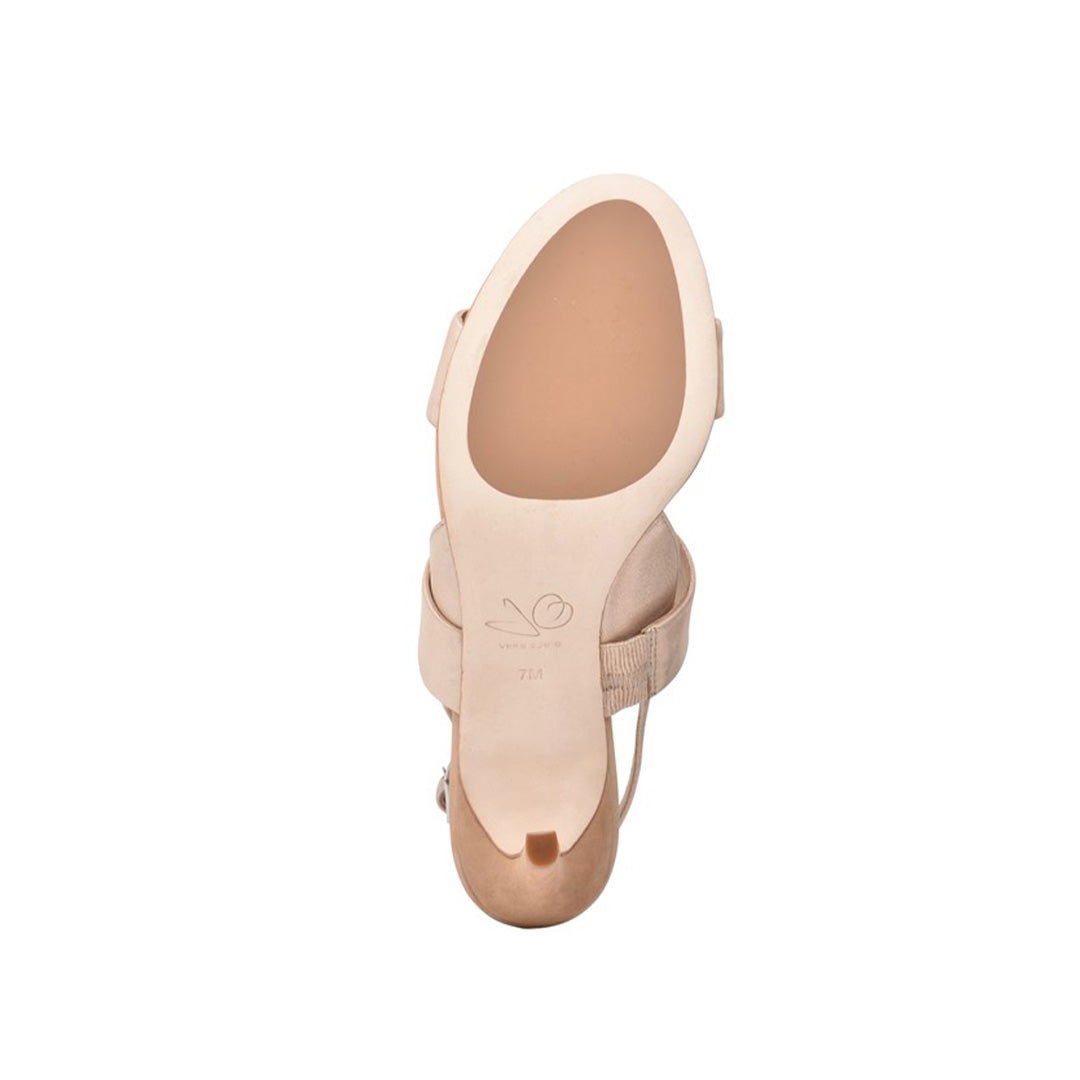 Fortune Fawn Shimmer Suede Sandal - elizabeth + Bern