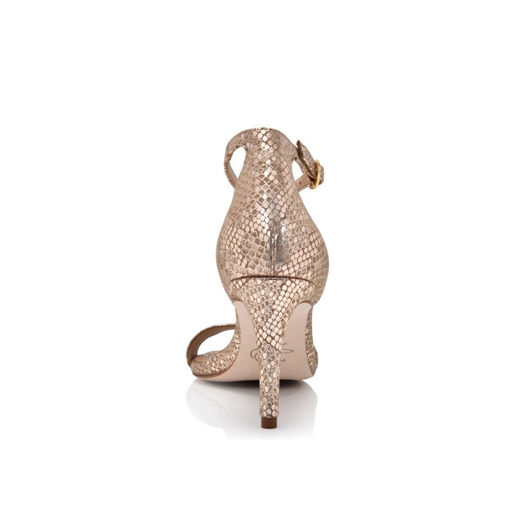 Simone Champagne Metallic Snake - elizabeth + Bern
