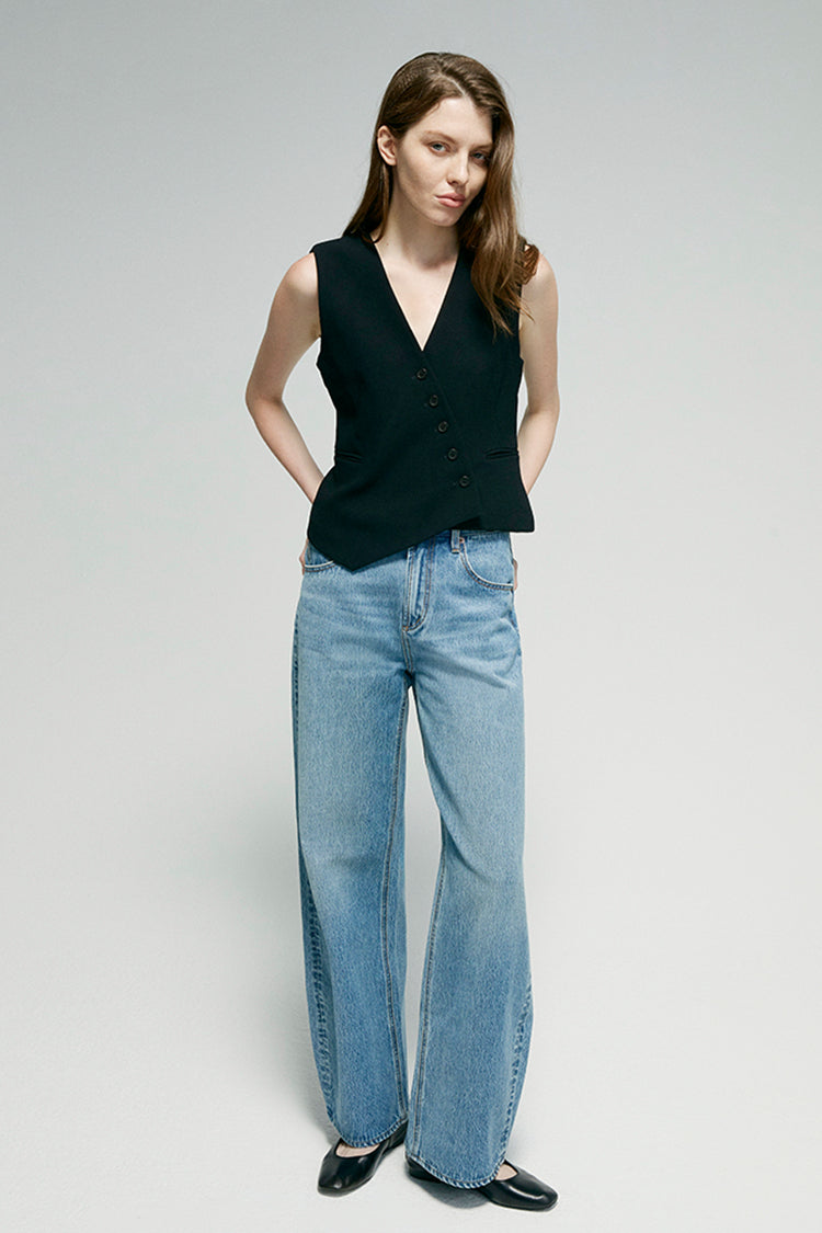 Slope Curve Jeans HJ039