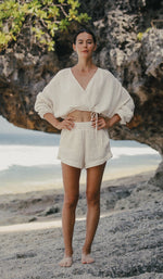 Echo Boy Short - Gold Stripes - elizabeth + Bern