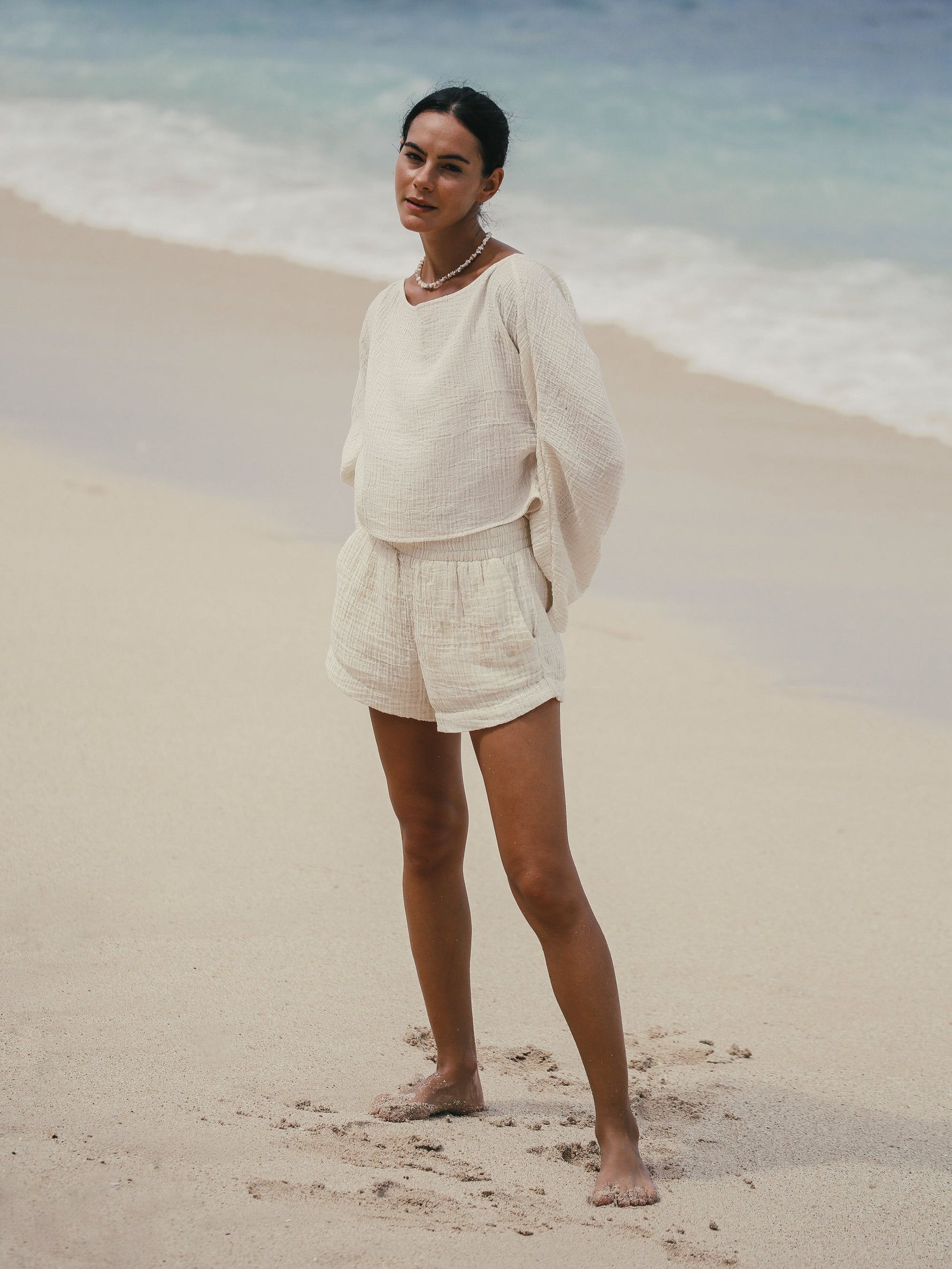 Echo Boy Short - Gold Stripes - elizabeth + Bern