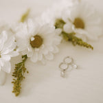 Sophie Baguette Diamond Dangle Hoops - elizabeth + Bern