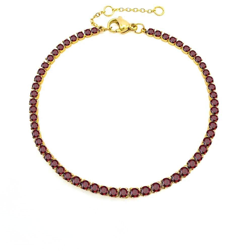 Éclat de Naissance  Personalized Birthstone Tennis Bracelet