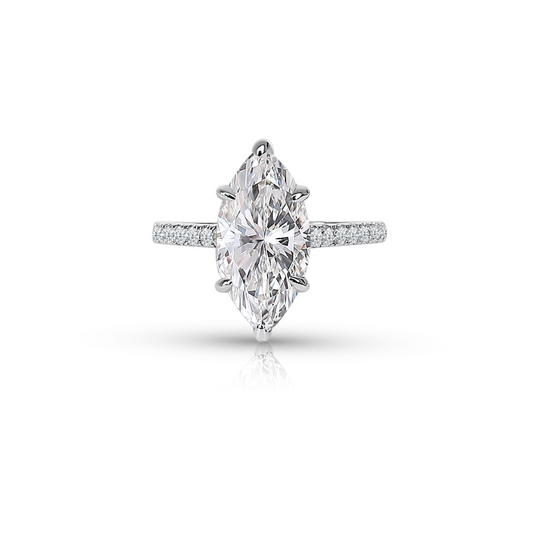 3.0ct Moissanite Diamond Engagement Ring - elizabeth + Bern