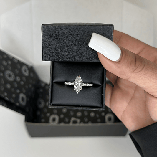 3.0ct Moissanite Diamond Engagement Ring - elizabeth + Bern