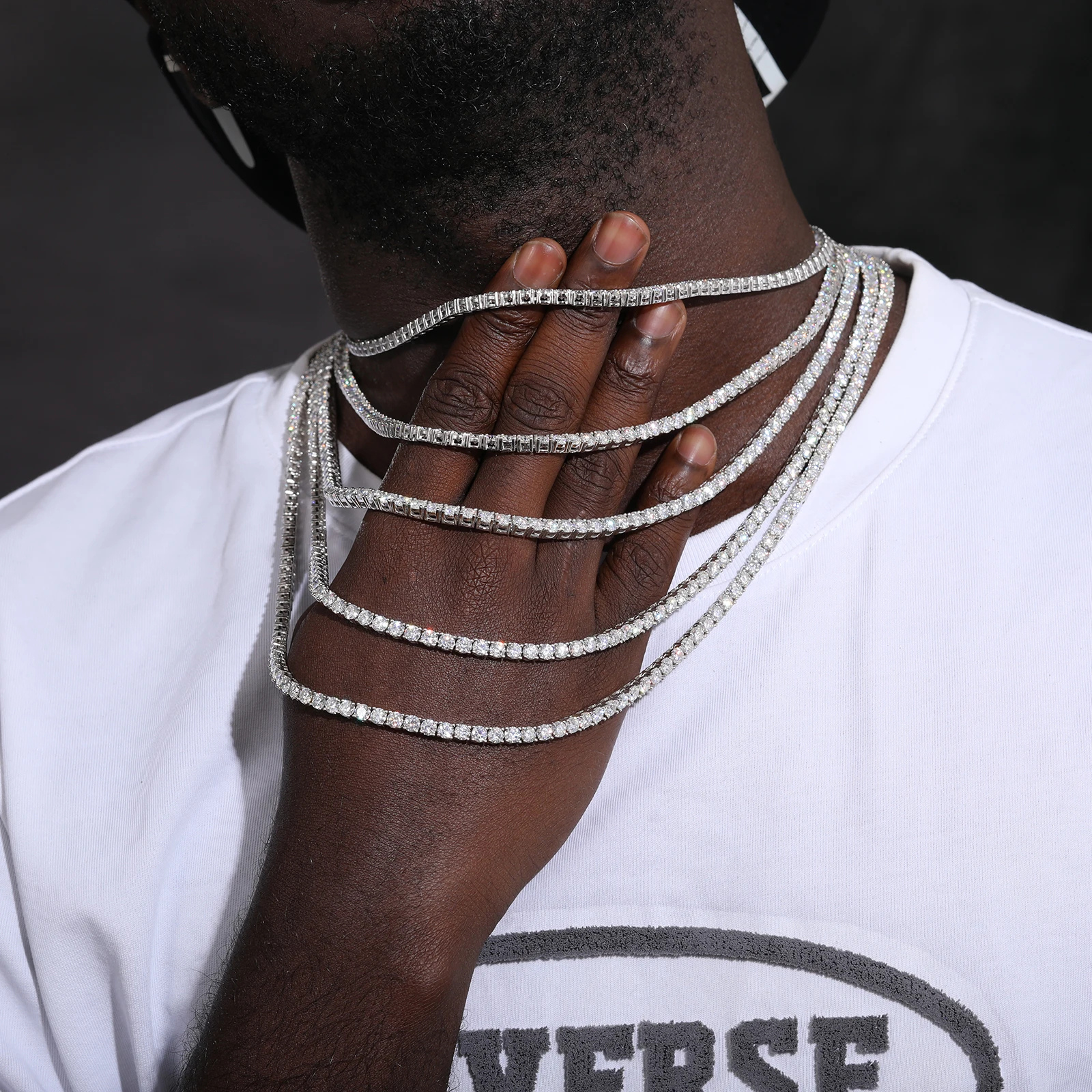 Tennis Chain 5mm / Sterling Silver 925