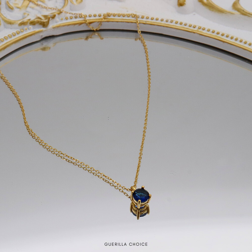 DACEY BLUE NECKLACE - elizabeth + Bern