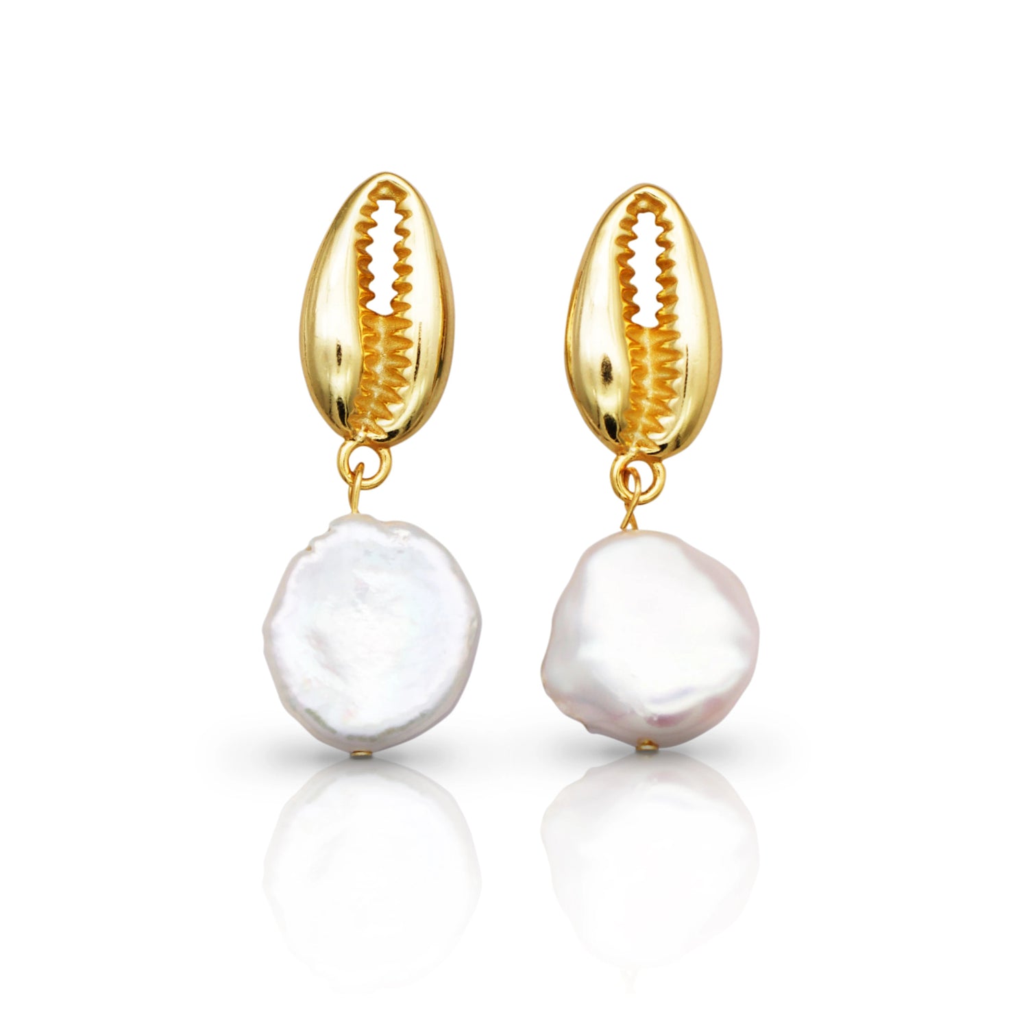 Coquille d'Or Earrings