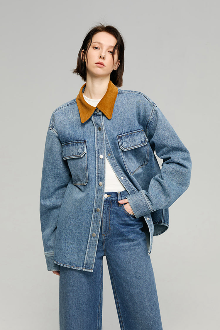 California Sunset Denim Shirt HJ902