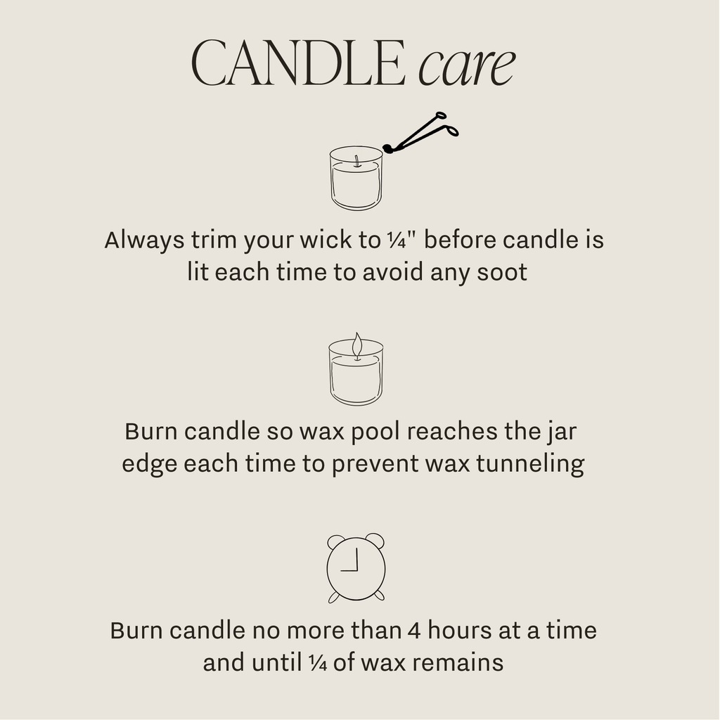 Palo Santo Patchouli Soy Candle - Tan Matte Jar - 15 oz Sweet Water Decor elizabeth + Bern