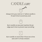 Cashmere and Vanilla Soy Candle - Tinted Glass Jar - 12 oz