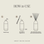 Cashmere and Vanilla Tinted Glass Jar Reed Diffuser