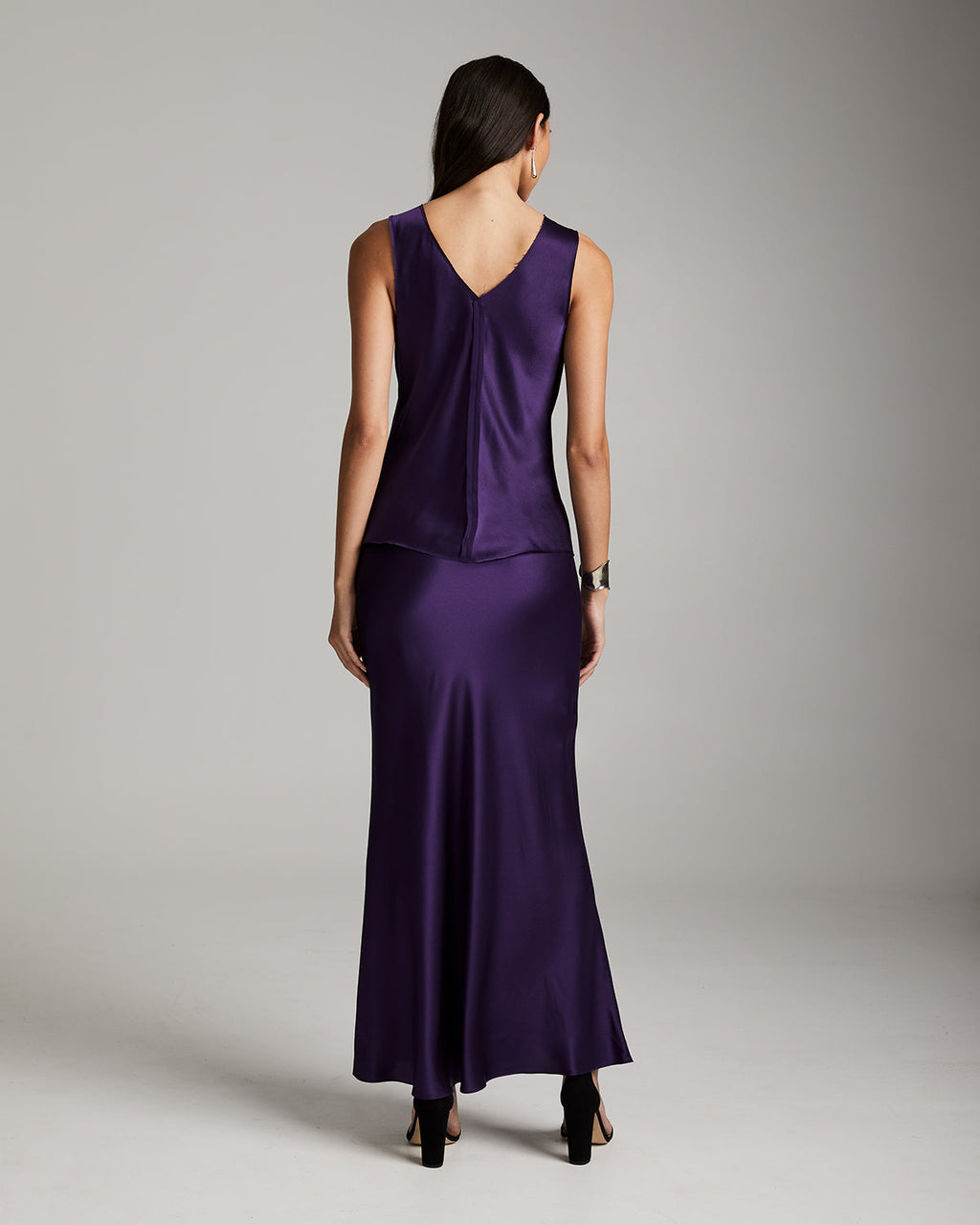 Silk Raw Edge Tank – Minimalist Charmeuse with Artisan Edge Details