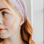 Sophie Baguette Diamond Mini Hoops - elizabeth + Bern